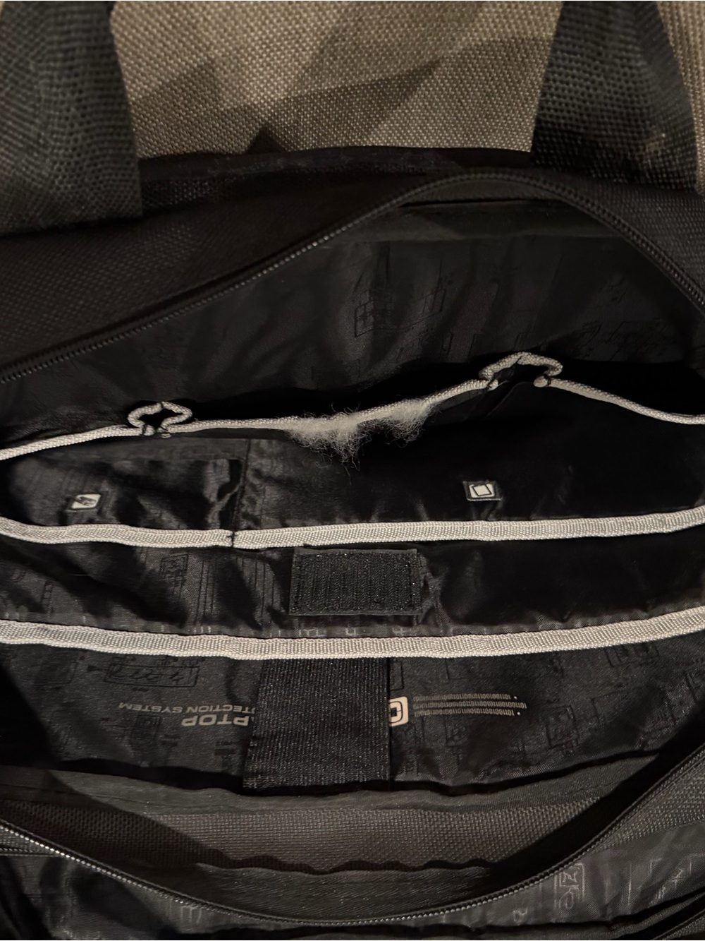 OGIO Black Quilted Front Laptop Messenger - Picture 6 of 7